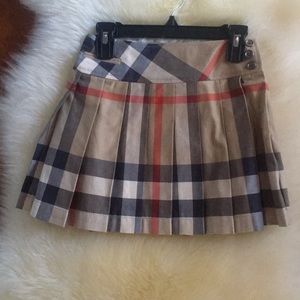 Burberry kids check skirt